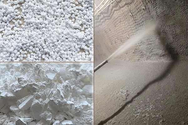在喷浆作业中,投加氯化钙有什么作用?使用量多少?
