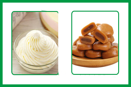 司盘在淡奶油和太妃糖的应用